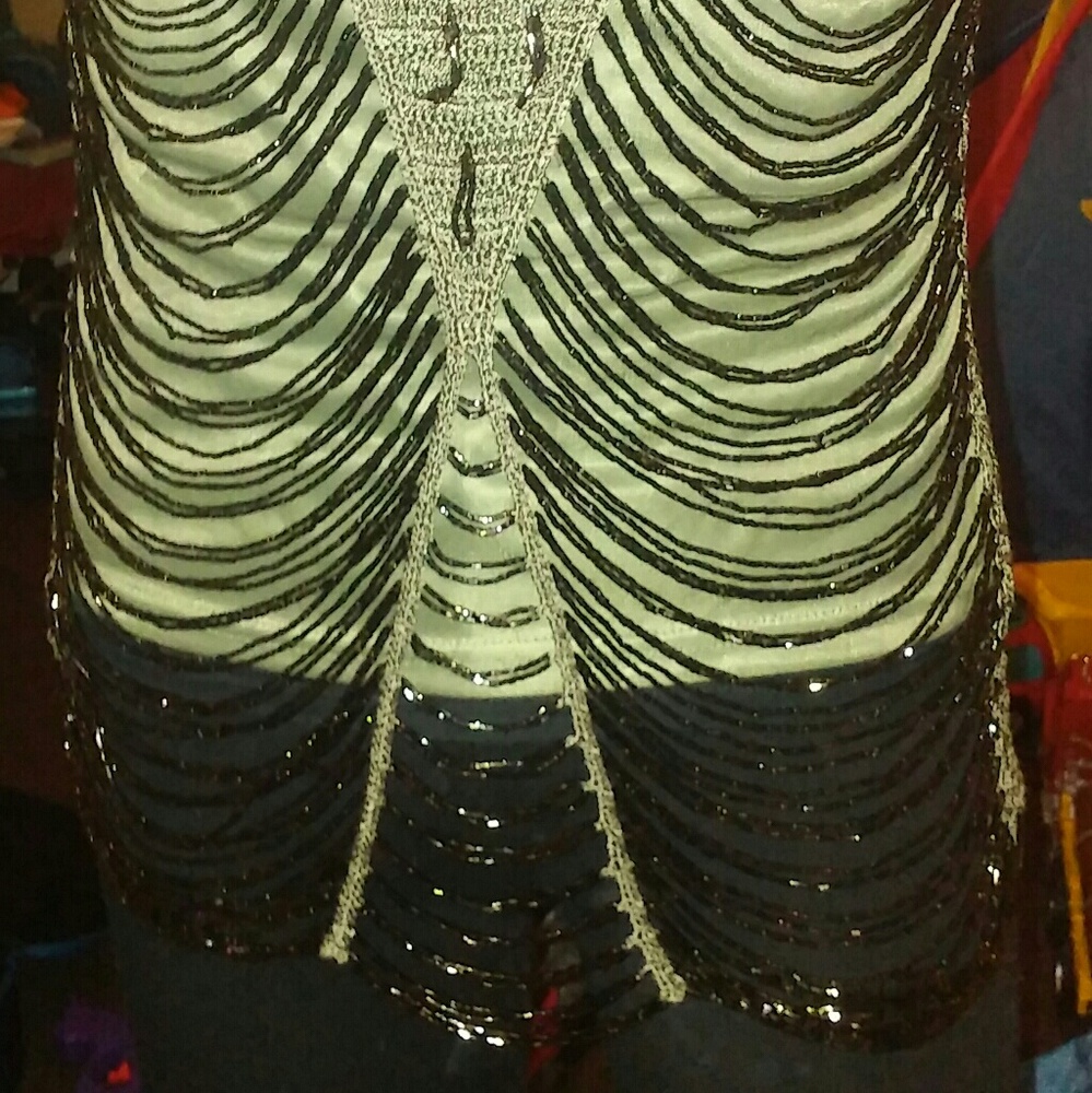 Rare Sexy Beaded Tank